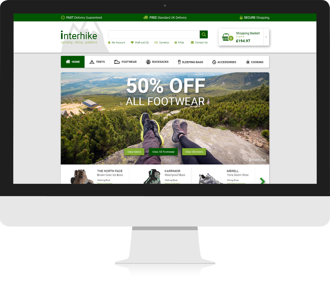 jcjDesigns Web Design Example Wishee